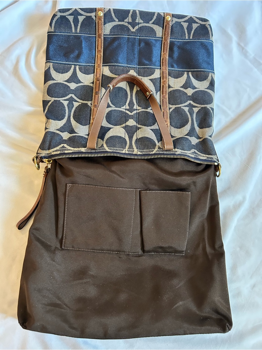 Coach Denim Tote - Picture 11 of 12